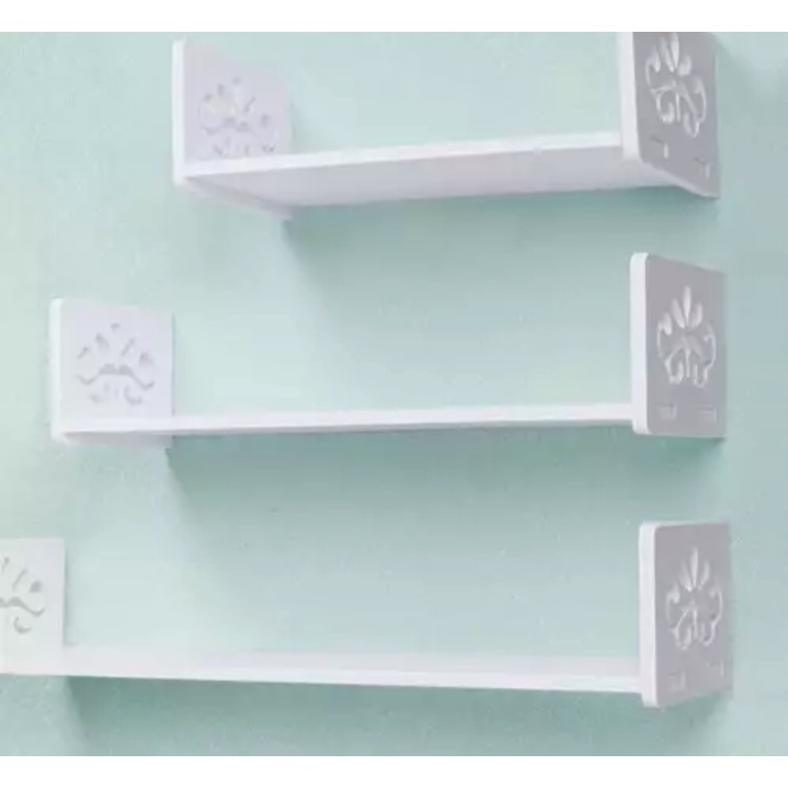 Rak Dinding 3 susun (1 Set berisi  3 Pcs) Rak Dinding Vintage 3 Layer