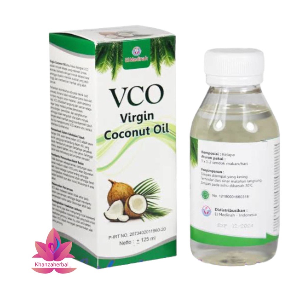 

VCO Elmedinah | Virgin Coconut OilMinyak Kelapa Asli Elmedinah 125 ml