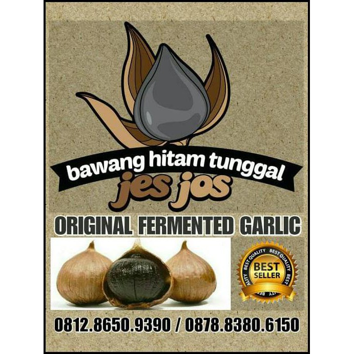

Best Seller - Bawang Hitam Tunggal Lanang (Black Garlic) 250 Gram