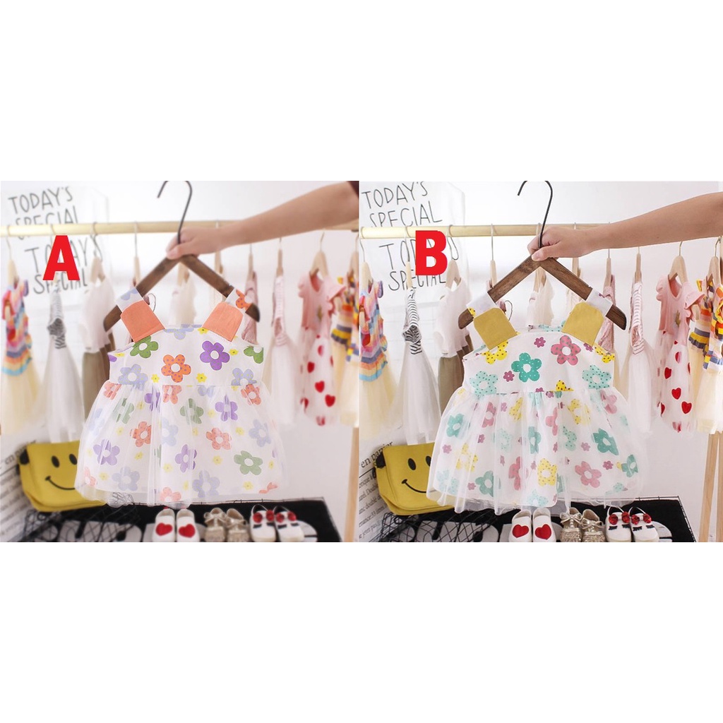 DRESS IMPORT/DRESS ANAK PEREMPUAN 3Bulan - 24Bulan SKU0059