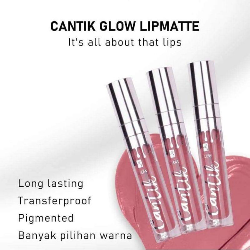 Lipstik waterproof LIPMATTE CANTIK OURCITRUS - 1 pcs