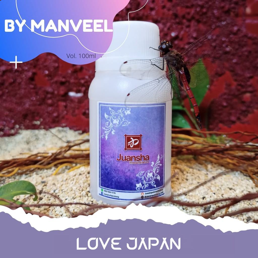 BIBT PARFUM MURNI | LOVE JAPAN / HARAJUKU PINK | MENVILE | REPACK | 100 ML