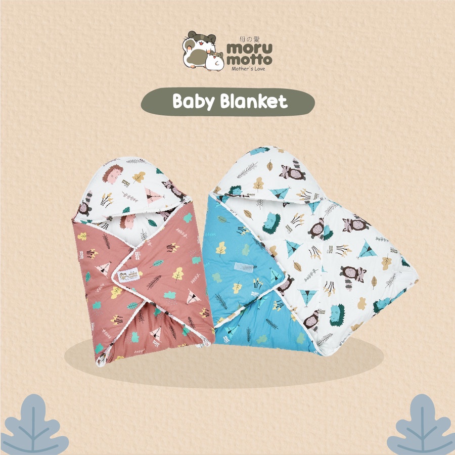 Makassar ! Blanket / Selimut Bayi Morumotto Little Racoon Series MMB 3001