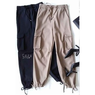  Celana  Joger Cargo  Kargo Pants  Wanita  Stradivarius Rosana 