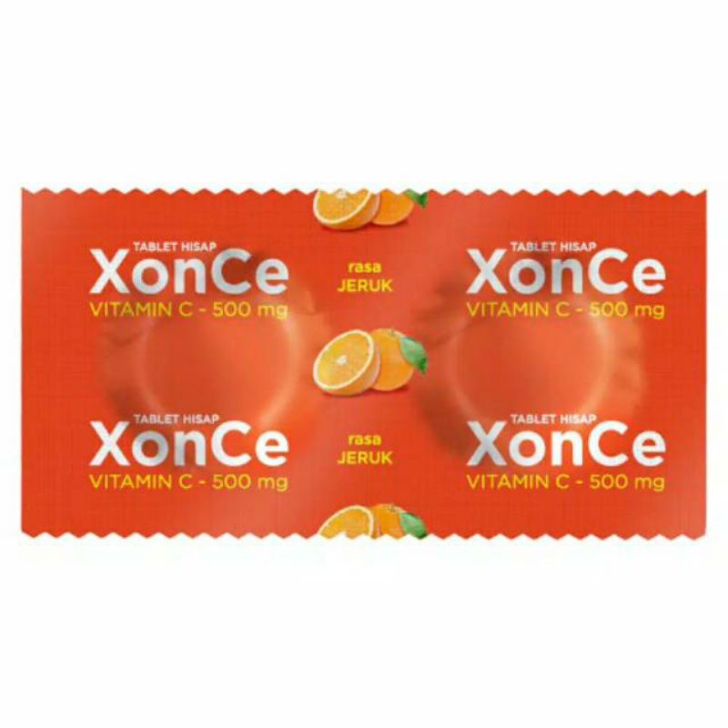 Vitacimin  @2 tablet hisap Vitamin C Xonce 500mg