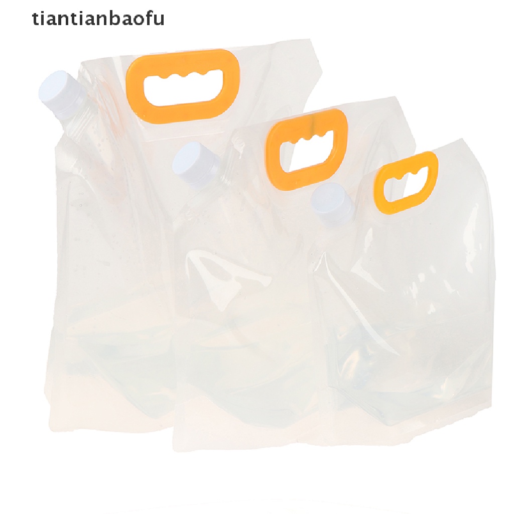 [tiantianbaofu] 1.5/2.5/5L Stand-up Safety Drink Packaging Bag Pouch Beer Juice Milk Liquid Bag Boutique