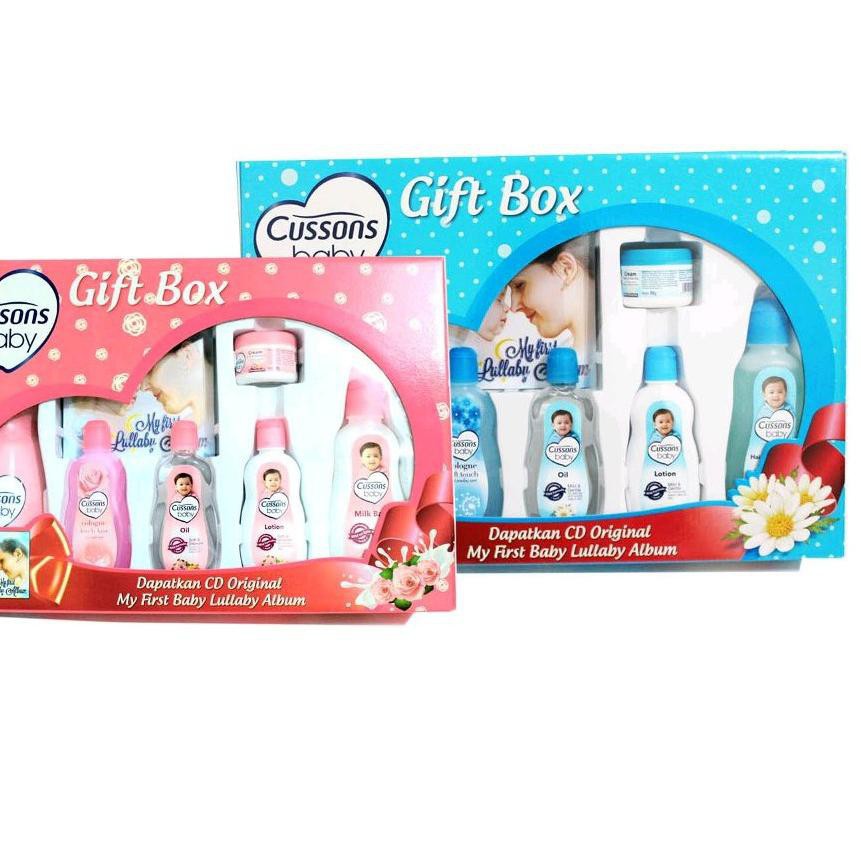 Promo !! SALE !! CUSSON BABY GIFT BOX - CUSSON BABY BOX PERLENGKAPAN MANDI BABY - PERLENGKAPAN MANDI BABY BOX