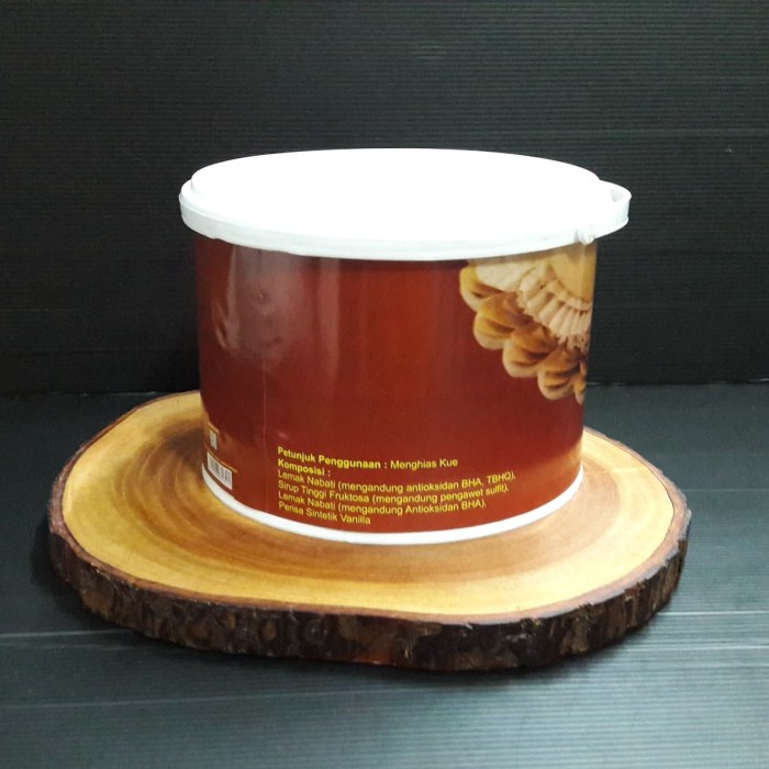 

T20R (Gojek) Hollmann Butter Cream / Filling / Topping Siap Pakai 1 Kg Pail Ht501Gr