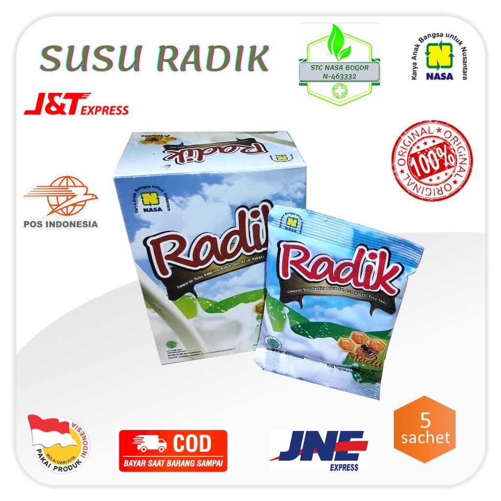 

Susu Kambing Etawa Bubuk Radik Nasa Original Plus Nabati