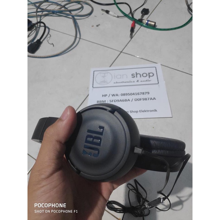 Headphone JBL T450 Stereo Headset Headphones Original Resmi IMS JBL T-450 On-Ear Headphone JBL T 450