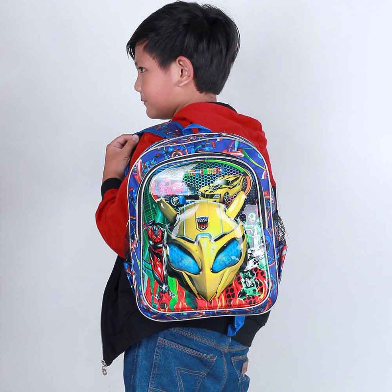 7 Model - Tas Ransel Backpack Anak Sekolah Karakter Fitur Lampu Led Paud Tk Sd High Quality Original