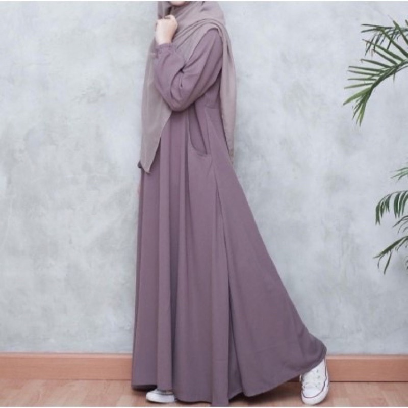 JASMINE DREES GAMIS SYARI POLOS / GAMIS WANITA TERBARU