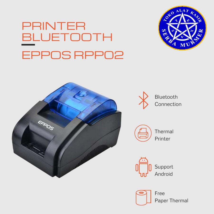 Paket Mesin Kasir Printer Thermal Bluetooth Laci POS Kasir Software Toko Penjualan Android Retail