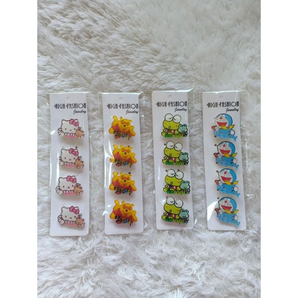 BROS PIN WINNIE THE POOH/BROS PIN HELLOKITTY/BROS PIN DORAEMON/BROS PIN KEROPI