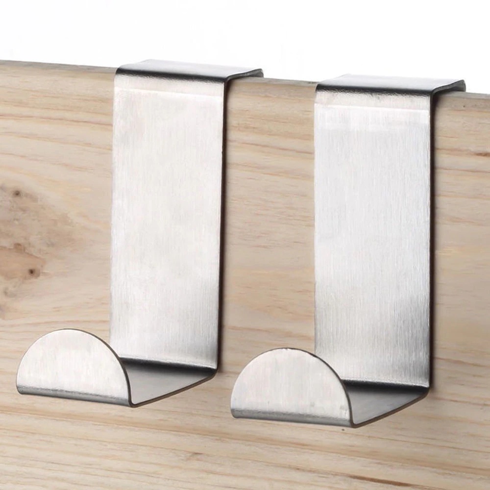 Hanger Gantungan Pintu Stainless Steel 1 PCS - Multi-Color Silver Atas Pintu
