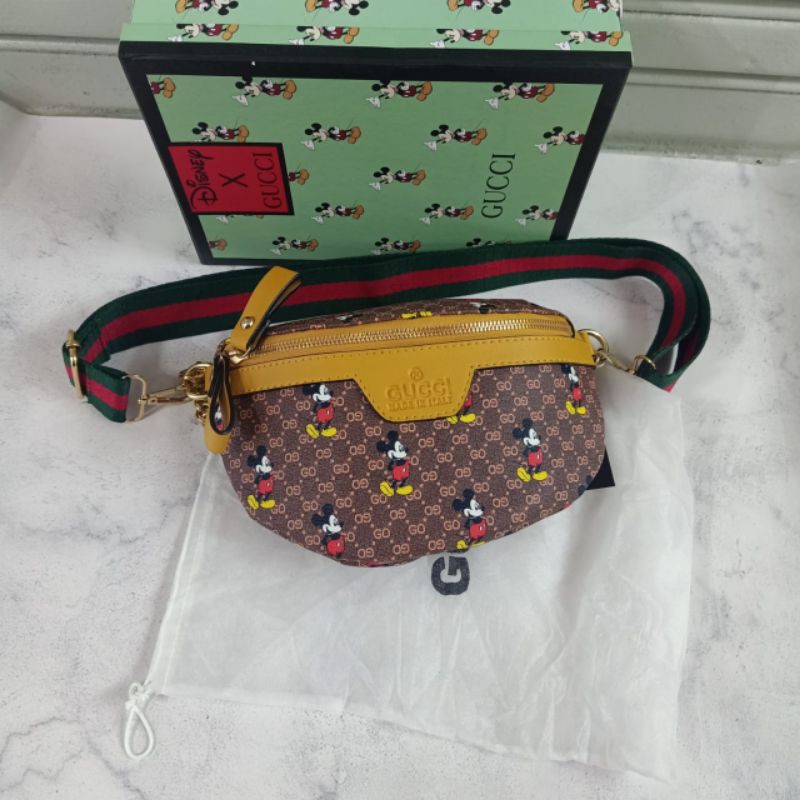 TAS GUCCI WAISTBAG MICKEY DISNEY IMPORT