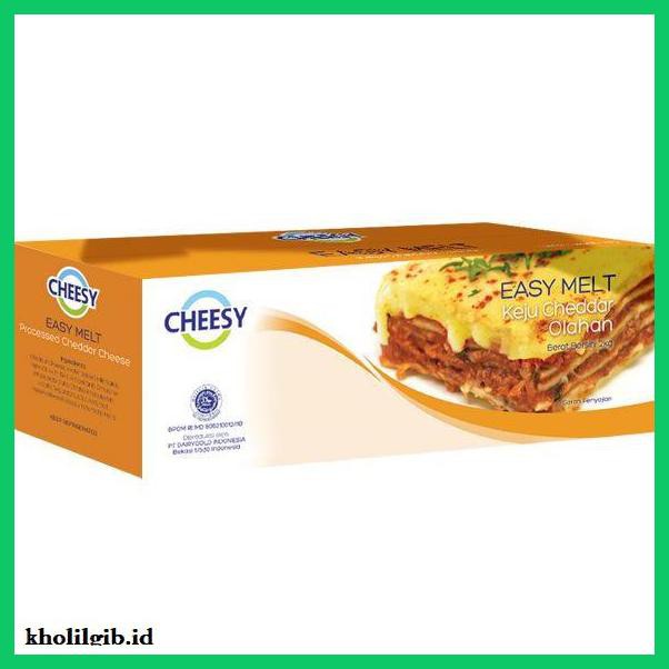 

Ujekujek- Cheesy Keju Cheddar Olahan Easy Melt 500Gr -Original.