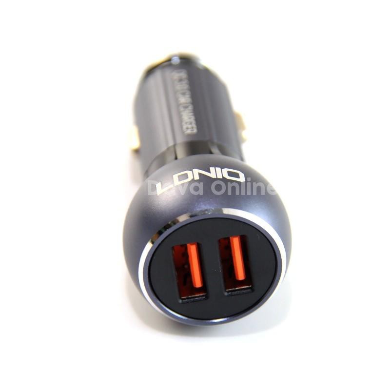 TURUN ! LDNIO CAR CHARGER 2 USB C503Q-ADAPTOR/COLOKAN CAS MOBIL MURAH ISI 1 USB SERI C503Q TERBARU - TEKNO KITA