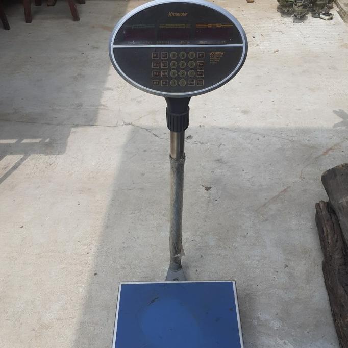 Timbangan Barang Digital 150Kg Duduk Krisbow Kak_Olip