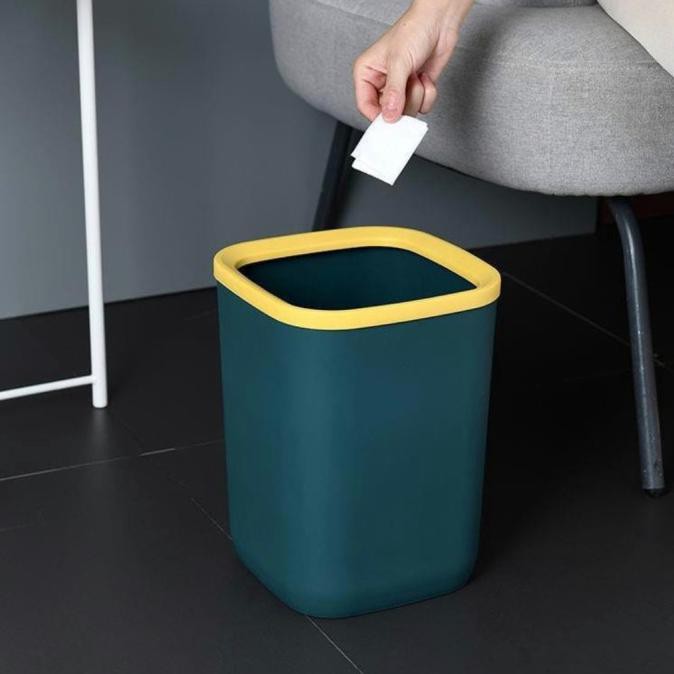 Tempat Sampah Minimalis Kamar Dapur / Tempat Sampah 10 Liter - Pink