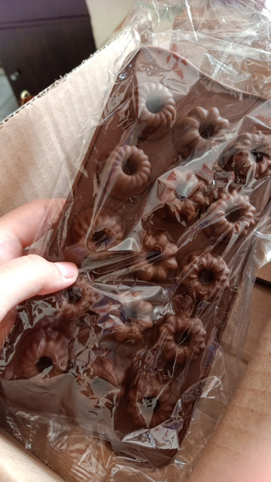 Cetakan Coklat  Silikon Beruang Bunga,kado,mawar,mahkota