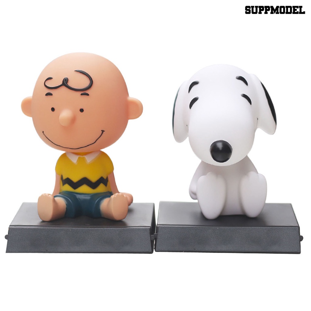 Boneka Kartun Snoopy Kepala Goyang Untuk Dekorasi Interior Mobil
