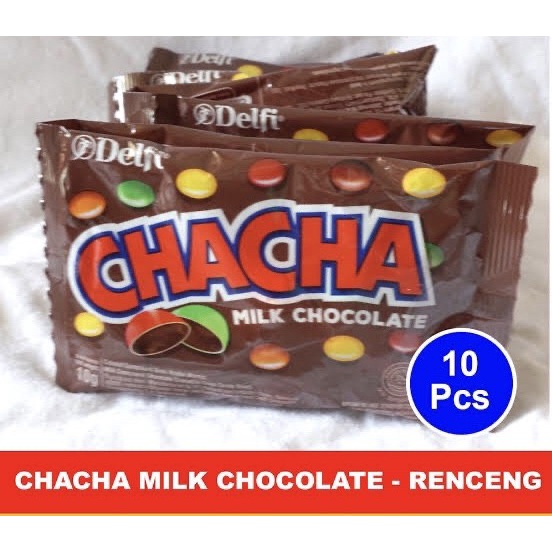 

504ekh Delfi Chacha Coklat Milk Chocolate (1 Renceng Isi 10 Bks) 6J