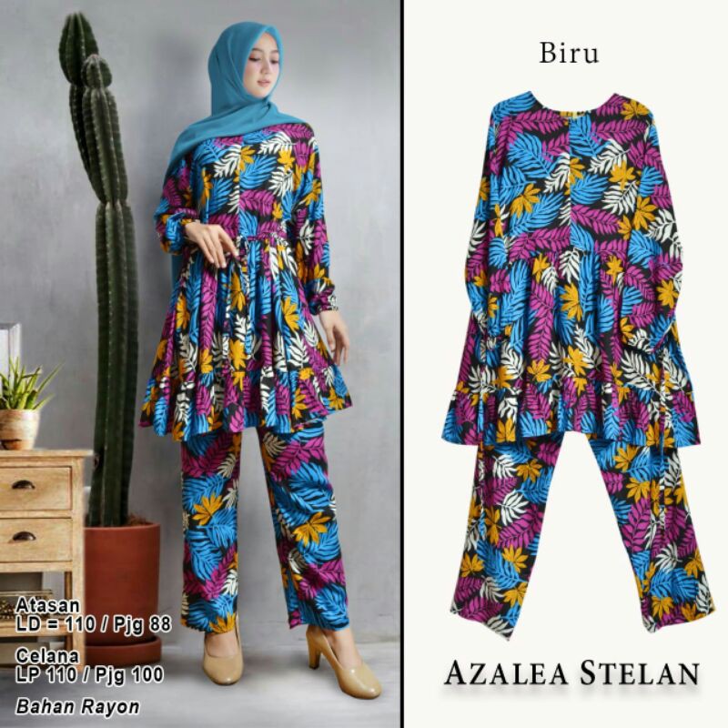 funie3 Stelan Azalea Bahan Katun Rayon