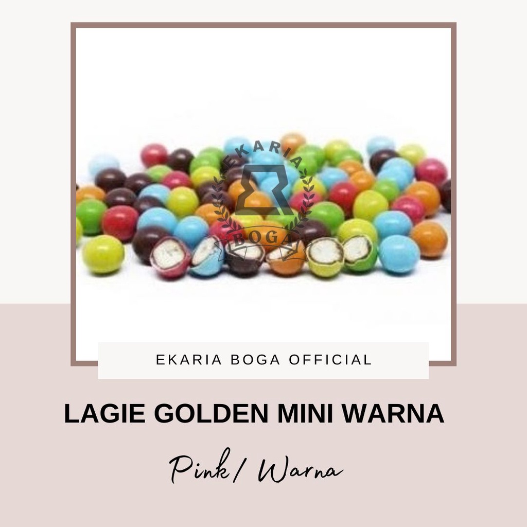 

LAGIE GOLDEN MINI BISCUIT RAINBOW/ PERMEN COKLAT RAINBOW BISKUIT 1KG