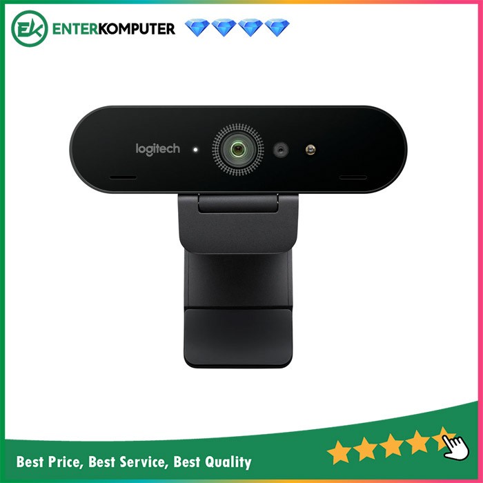 Webcam Logitech Brio Stream 4K webcam with HDR and noise canceling mic