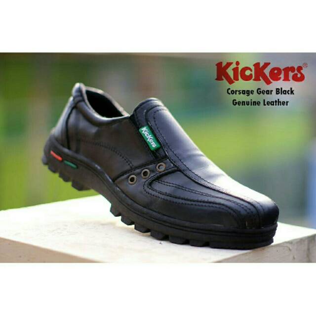 SEPATU KICKERS PRIA KULIT ASLI/SEPATU SANTAI KICKERS PRIA/SEPATU SLIP ON KICKERS/SEPATU FANTOVEL