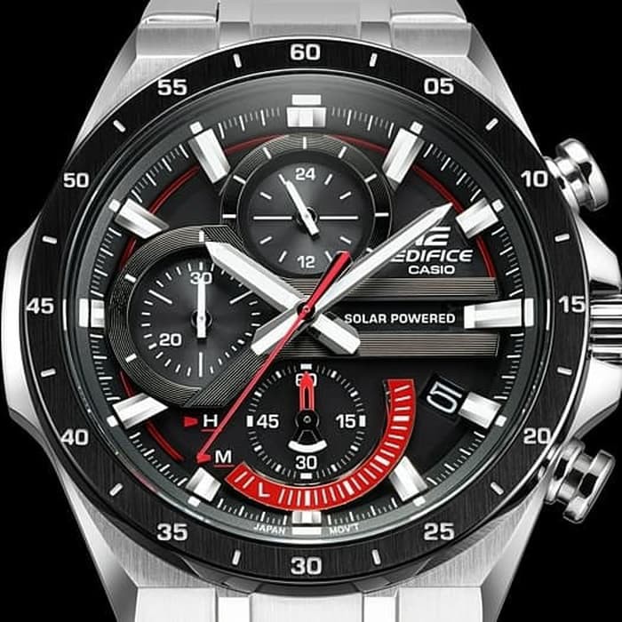 GROSIR Jam Tangan Pria Casio Edifice Solar Power EQS-920DB-1A Original
