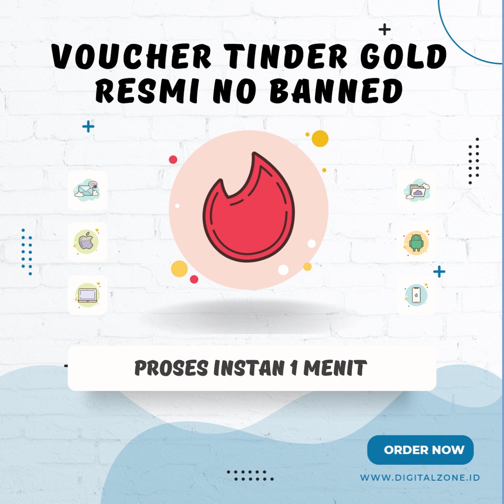 Tinder gold premium 1/6/12 bulan | TOP UP INSTANT