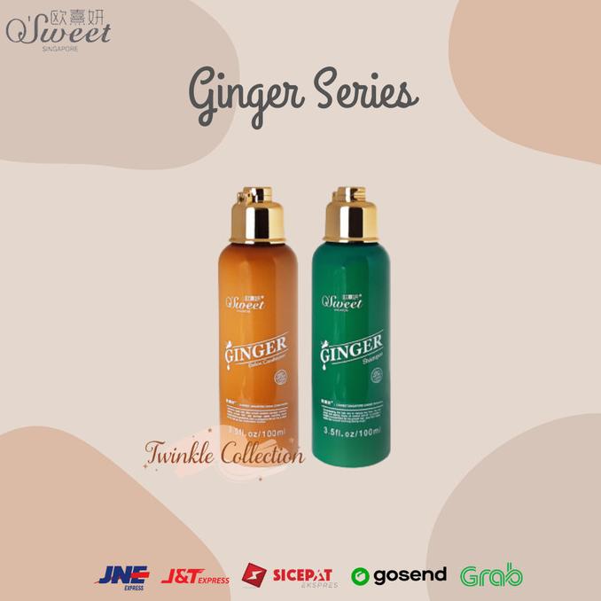 PROMO OSWEET SINGAPORE GINGER SHAMPOO & CONDITIONER UKURAN 100ML O SWEET SALE