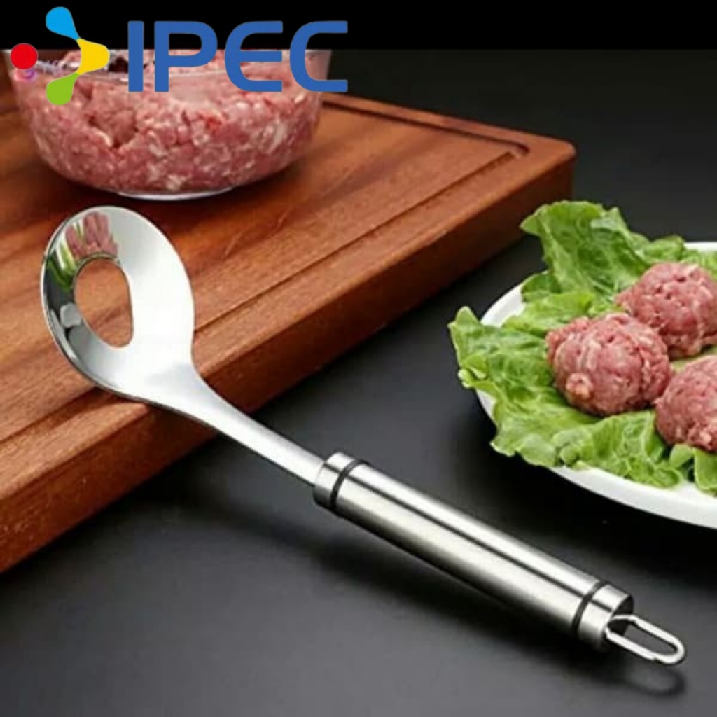 Cetakan Bakso / Sendok Pembuat Bakso Stainless Steel Hand Press Meatball Alat cetak baso 32024