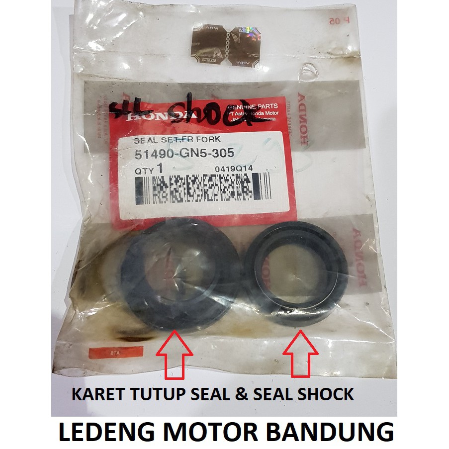 AHM Original Karet Seal Shock Depan Grand Supra Revo Karisma CS1 GN5