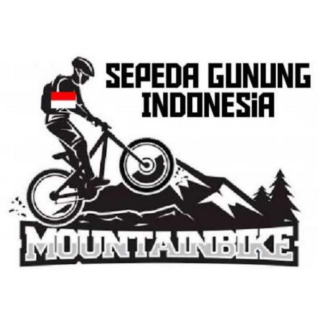 STIKER SEPEDA GUNUNG INDONESIA MTB