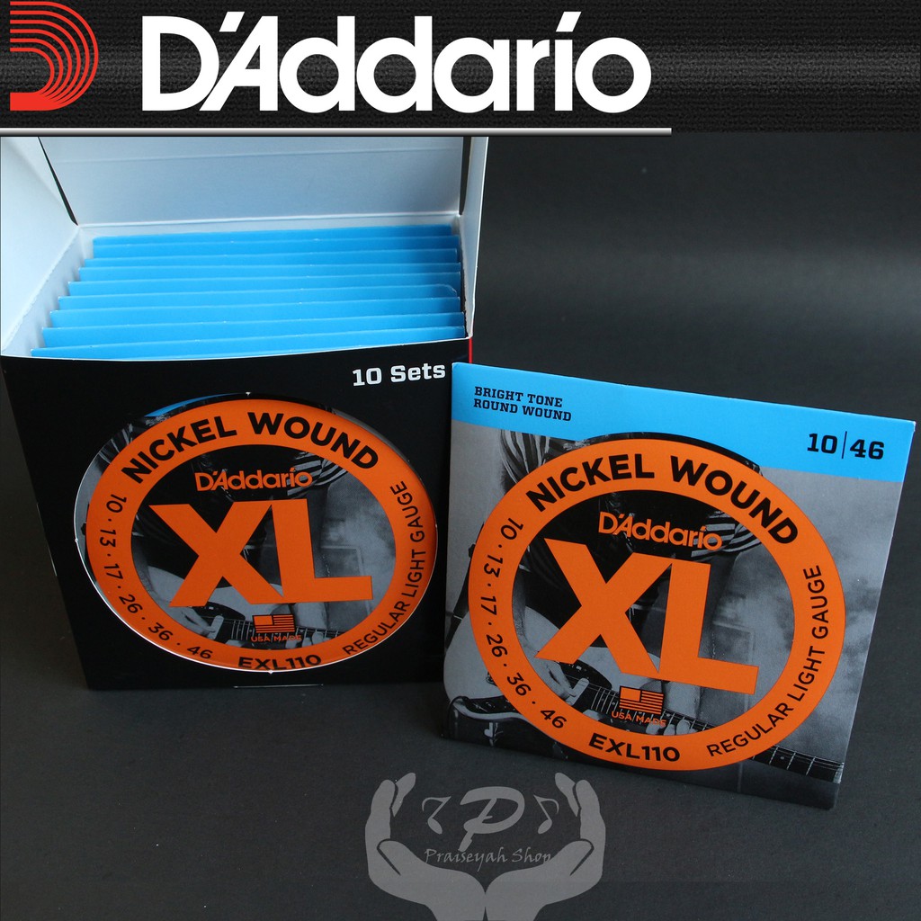 Daddario EXL 110 0.10 Senar Gitar Elektrik String ORI Original Dadario