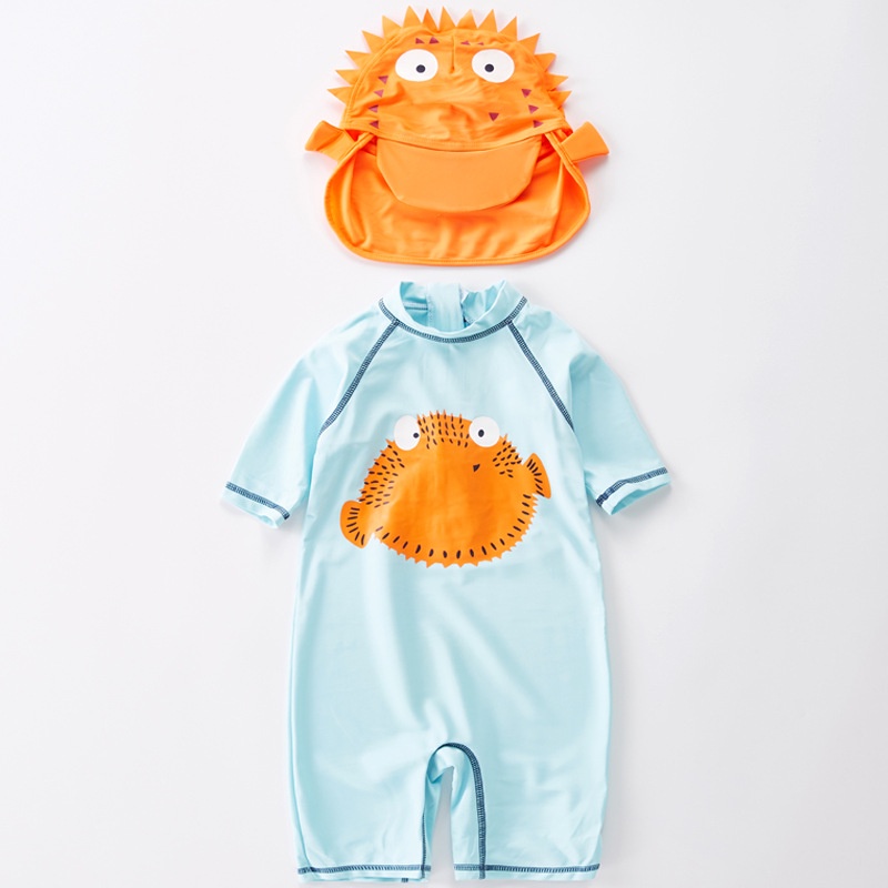 Anak Baju Renang Anak Laki-laki Siam Bayi Lucu  Bayi Sun-Proof Liburan Baju Renang Korea Tide Anak L