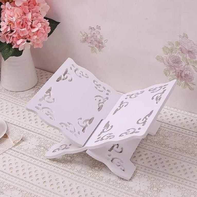 Rekal Alquran - Rak Alquran - Tempat Baca Alquran & Buku / Meja Quran / Meja Baca