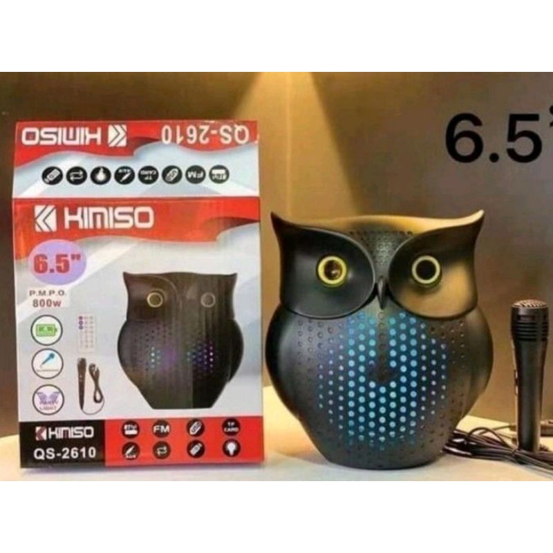 Spekaer bluetooth Kimiso QS-2610 6.5 Inch free mic karaoke