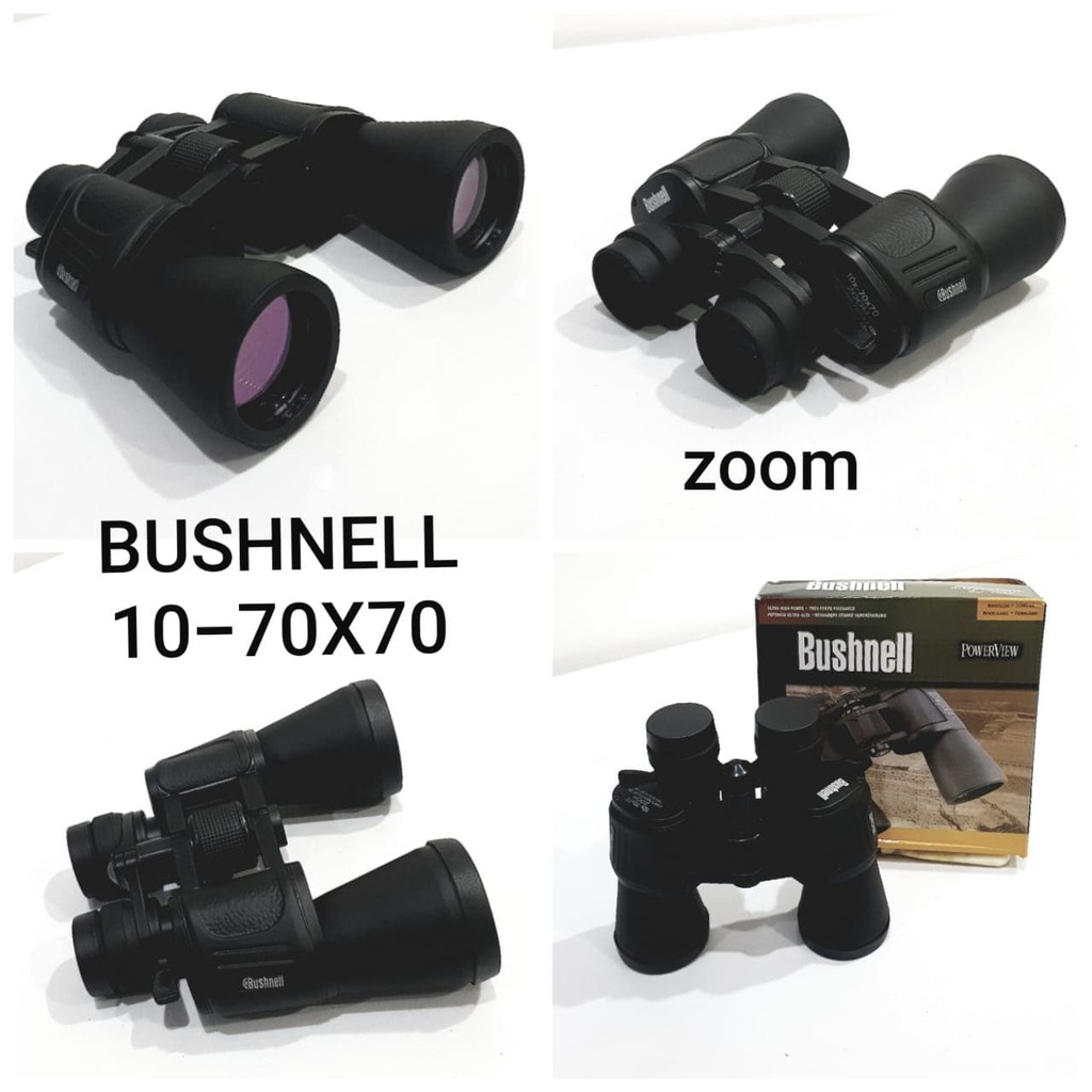 Jual TEROPONG BUSHNELL ZOOM 10-70X70 BINOCULAR HITAM OUTDOOR Low Price