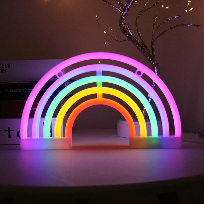 LAMPU HIAS NEON LED dekorasi tumblr light - flamingo unicorn cactus - neon flex HANGING/GANTUNG