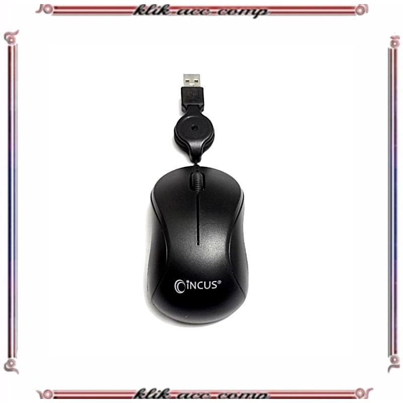 Mouse Optical Usb Kabel Tarik Mini incus in 106