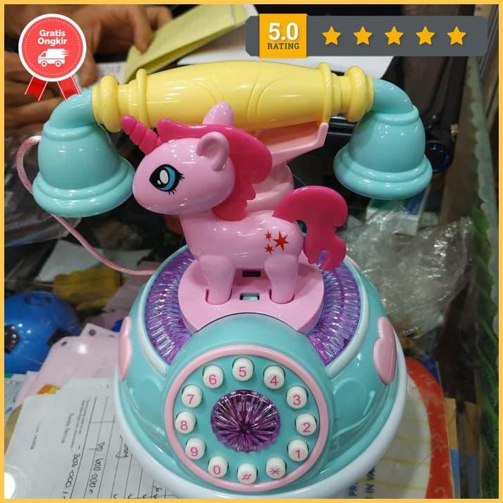 Mainan Anak Telpon Model Kuda Pony Unicorn Lucu Diskon