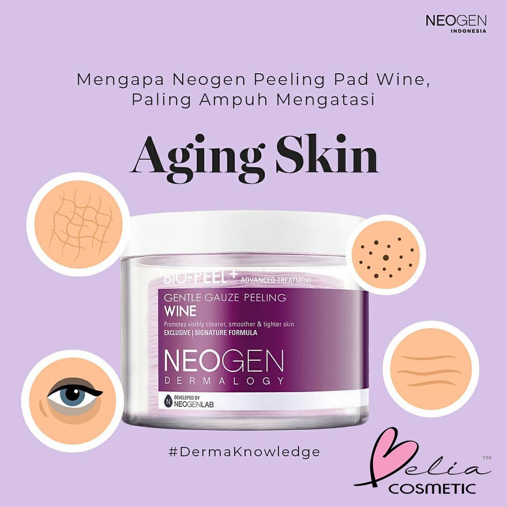 ❤ BELIA ❤ Neogen Dermalogy Bio Peel Gauze Peeling Green Tea | Lemon | Wine  - 18/30 Pads  ✔️BPOM