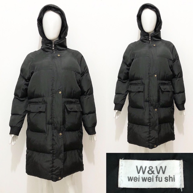W&W long winter puffer coat / jacket jaket