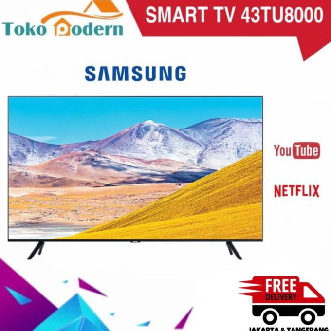 Ready&Siapkirim Smart Tv Samsung 43 Inch 43Tu8000 Edisi 2020