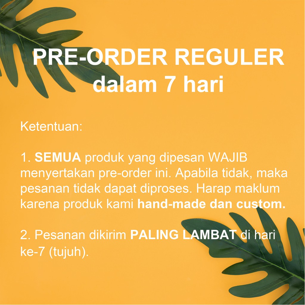 Pre Order Reguler Dalam 7 Hari Shopee Indonesia