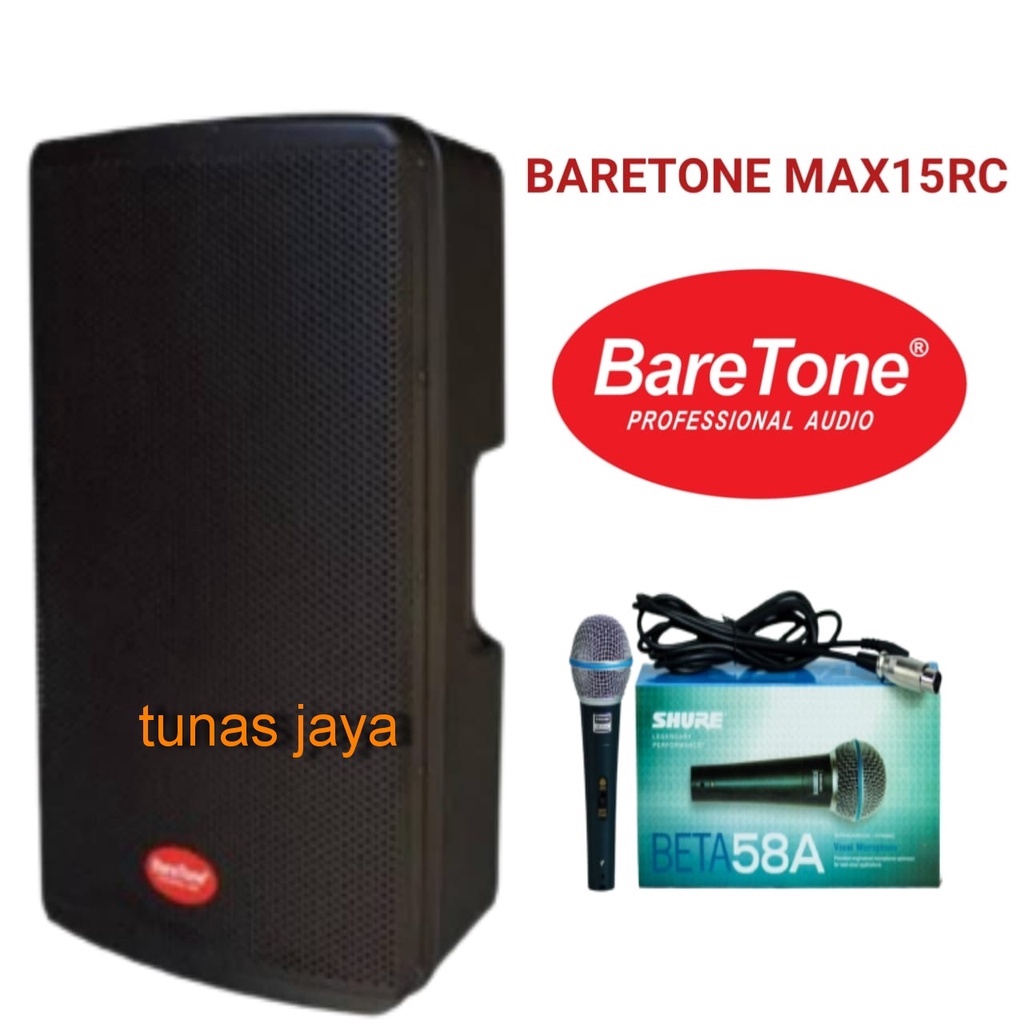 SPEAKER AKTIF BARETONE 15&quot; MAX15 RC 500 WATT ORIGINAL